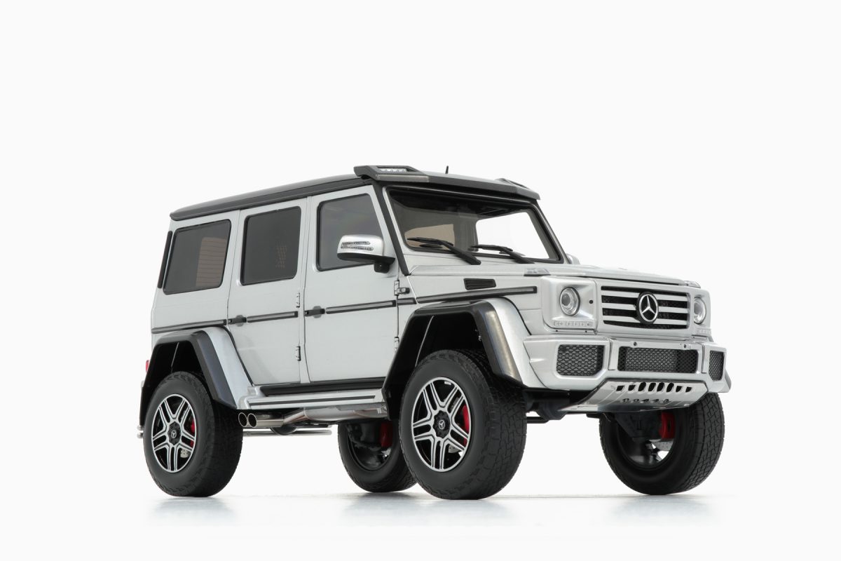 Mercedes-Benz G500 4×4² Silver 1:18 by Almost Real