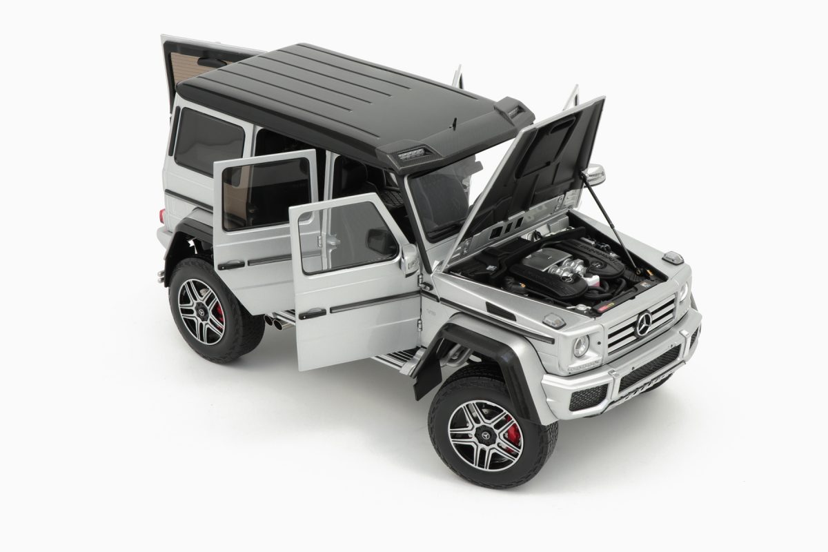 Mercedes-Benz G500 4×4² Silver 1:18 by Almost Real