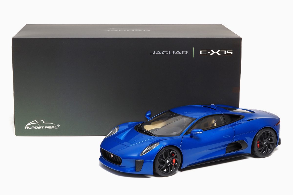 Jaguar C-X75 Blue Metallic 1:18 by Almost Real