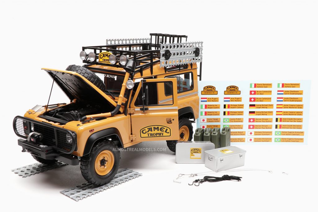 Land Rover Defender 90 "Camel Trophy" Borneo 1985 1:18 by Almost Real