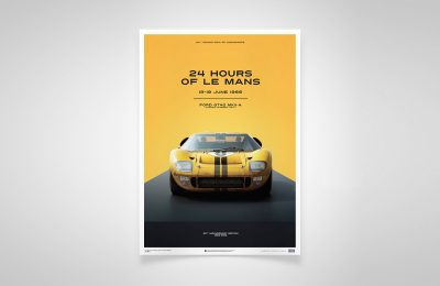 Ford GT40 Yellow – Print
