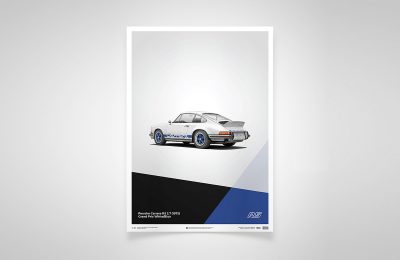 Porsche 911 Carrera RS White - Print