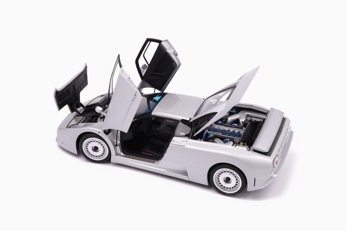 Bugatti EB110 GT Silver 1:18 by AutoArt