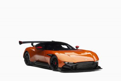 Aston Martin Vulcan, Madagascar Orange 1:18 by AutoArt
