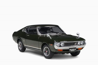 Toyota Celica Liftback 2000GT (RA25) 1973, Moss Green 1:18 by AutoArt