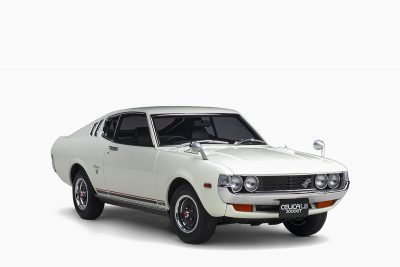 Toyota Celica Liftback 2000GT (RA25) 1973, White 1:18 by AutoArt