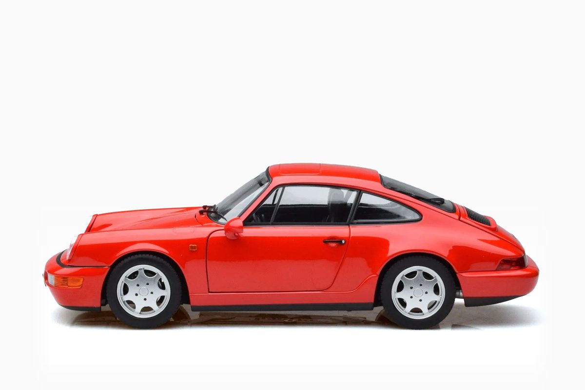 NOREV 187320 Escala 1/18  PORSCHE 911 964 CARRERA 2 COUPE 1990 RED