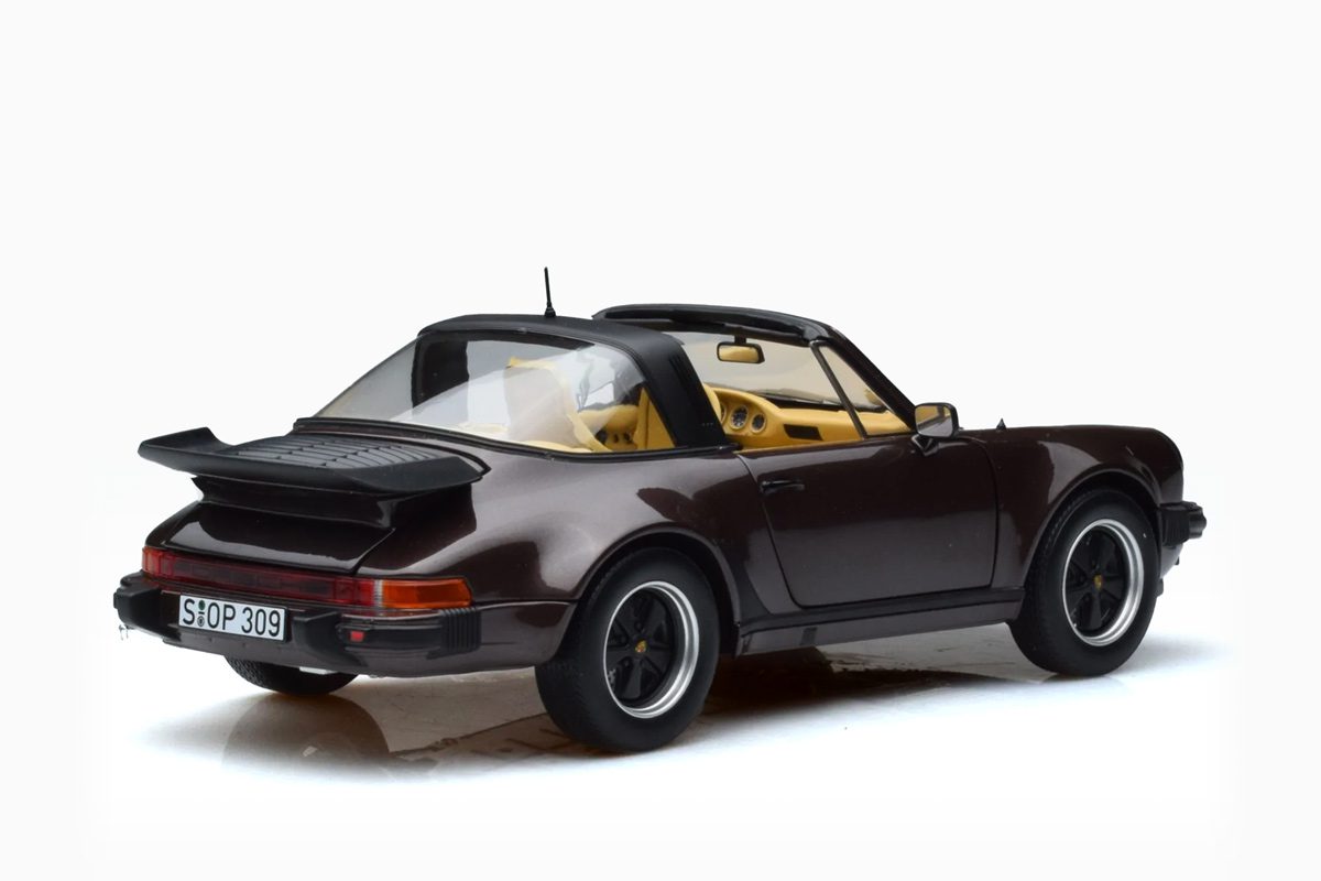 Norev Porsche 911 930 Turbo Targa Brown 1/18 Diecast Car