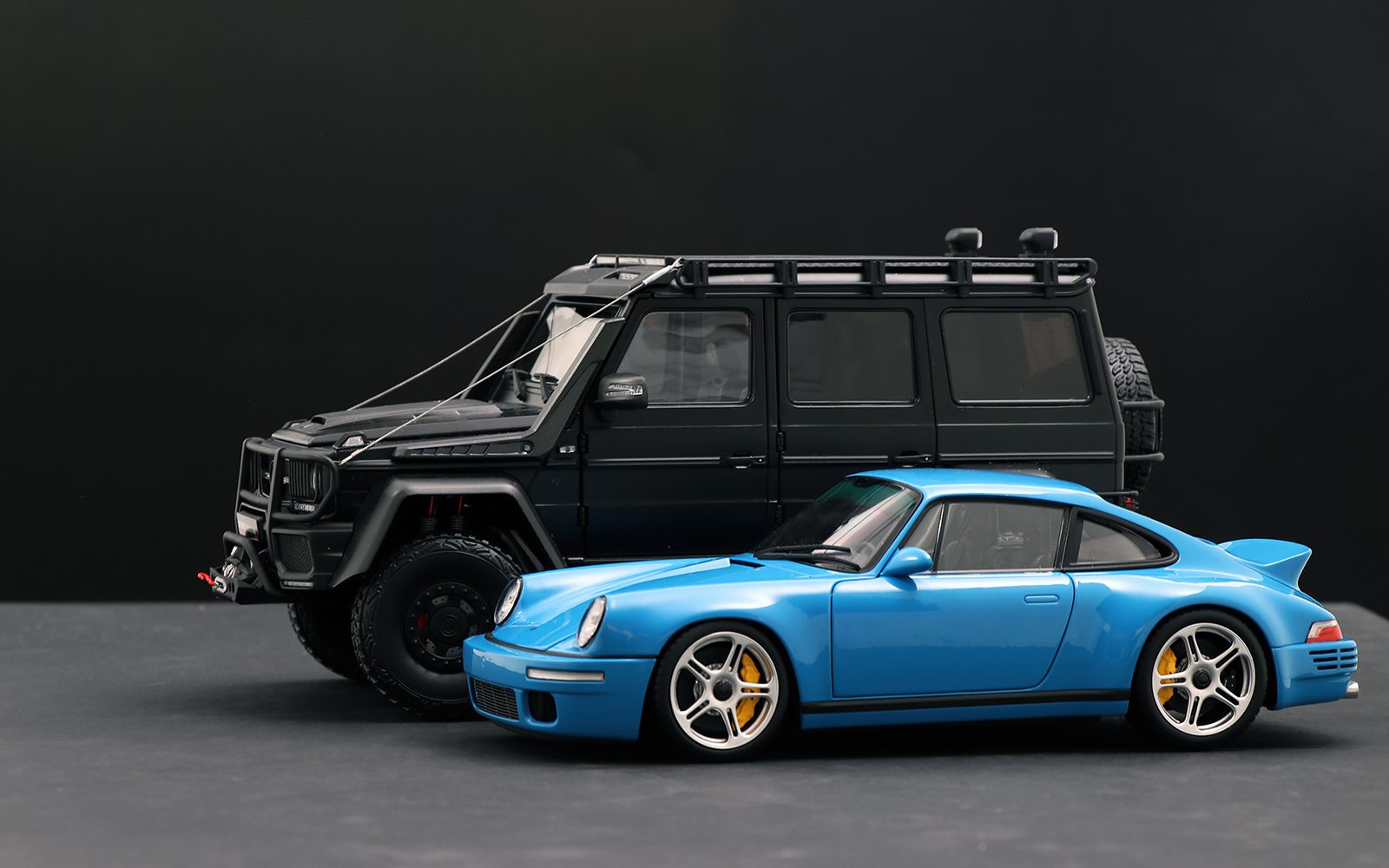 Mercedes and Porsche car models