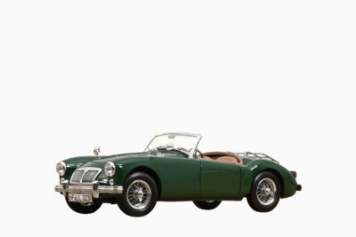 MG MGA Cabriolet 1955, British Racing Green 1:18 by Norev