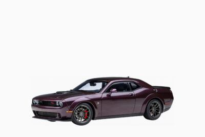 Dodge Challenger R/T Scat Pack Widebody 2022, Hellraisin Purple Metallic 1:18 by AUTOart