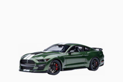 Ford Mustang Shelby GT500 Eruption, Green Metallic with White Stripes 1:18 by AUTOart