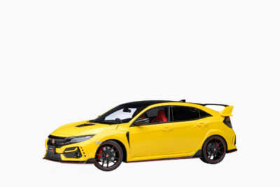Honda Civic Type R (FK8) RHD (Right Hand Drive) Sunlight 2021, Yellow Limited Edition 1:18 by AUTOart