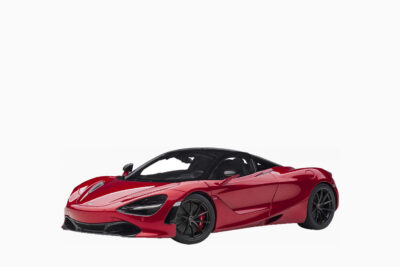 McLaren 720S Memphis, Red Metallic with Black Top and Carbon Accents 1:18 by AUTOart