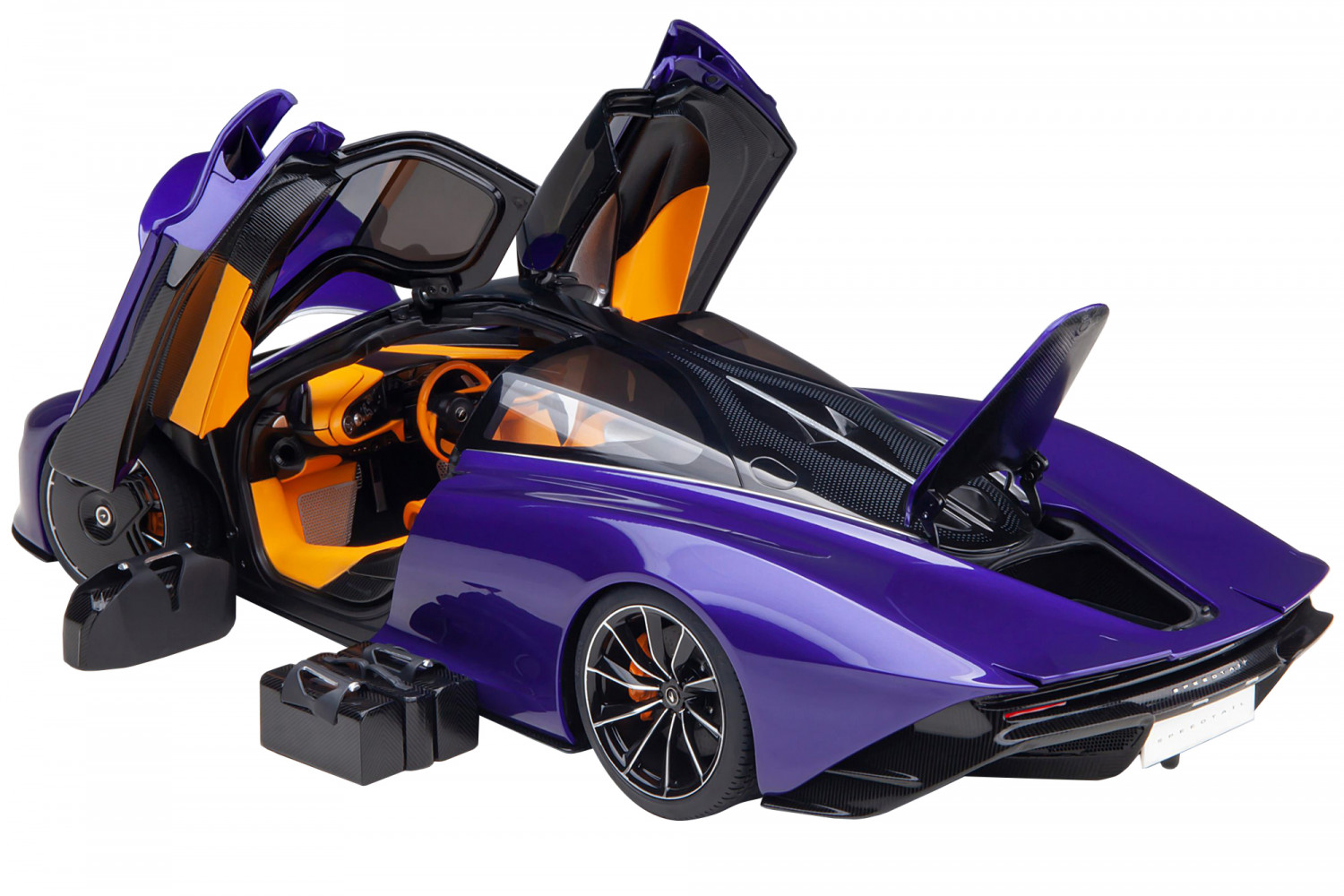 McLaren Speedtail Lantana, Purple Metallic with Black Top and