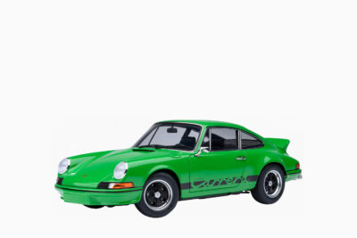 Porsche 911 Carrera 2.7 RS Viper, Green with Black Stripes and Wheels 1:18 by AUTOart