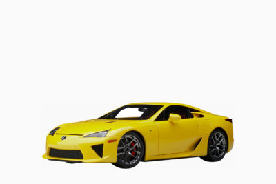 Lexus LFA, Pearl Yellow with Red and Black Interior 1:18 by AUTOart