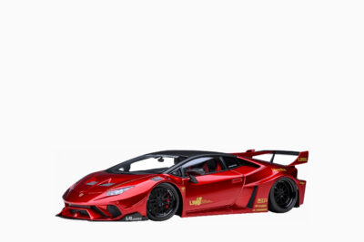 Lamborghini Huracan GT "LB-Silhouette Works", Hyper Red Metallic with Black Top 1:18 by AUTOart