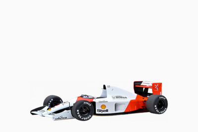 McLaren Honda MP4/6 #1 Ayrton Senna 2nd Place Formula One F1 Japanese GP (1991) (without McLaren Logo) 1:18 by AUTOart