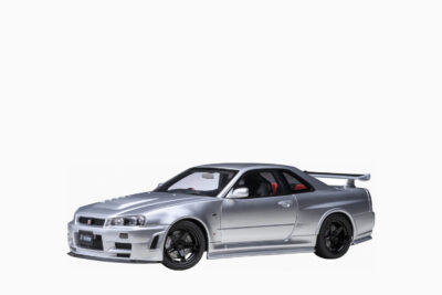 Nissan Nismo R34 GT-R Z-TUNE RHD (Right Hand Drive), Silver Metallic 1:18 by AUTOart
