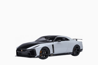 Nissan GT-R50 By ItalDesign, Black and White Metallic 1:18 by AUTOart