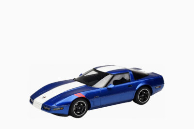Chevrolet Corvette C4 Grand Sport 1996, Blue Metallic with White Stripe 1:18 by GT Spirit