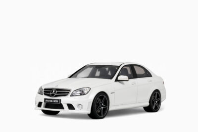 Mercedes-Benz C63 AMG Diamond 2007, White 1:18 by GT Spirit