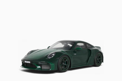 Brabus 900 Rocket-R 2024, Green Metallic with Green Carbon Hood 1:18 by GT Spirit