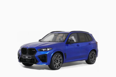 BMW X5 M Competition 2023, Blue Metallic with Black Top 1:18 by GT Spirit