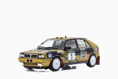 Lancia Delta HF 4WD #1 Fabrizio Tabaton - Luciano Tedeschini Winner "Rally Piancavallo" (1987) 1:18 by Kyosho