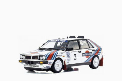 Lancia Delta HF 4WD #3 Juha Kankkunen - Juha Piironen "Martini Racing" Winner "Olympus Rally" (1987) 1:18 by Kyosho