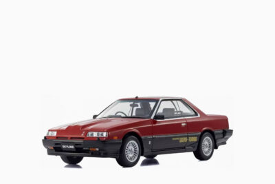 Nissan Skyline 2000 Turbo Intercooler RS-X RHD (Right Hand Drive), Red and Black 1:18 by Kyosho