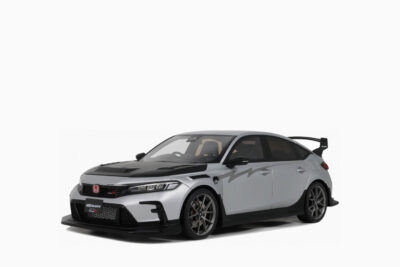 Honda Civic Type R Mugen Group B RHD (Right Hand Drive) 2024, Matt Silver Metallic with Black Hood, Limited Edition to 999 pieces Worldwide 1:18 by Otto Mobile