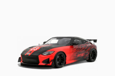 Nissan Z GT4 #23 2022, Black with Red Graphics "2022 SEMA Show" 1:18 by Otto Mobile