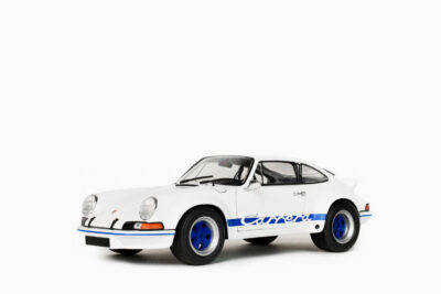 Porsche 911 RSR Carrera 1973, White with Blue Stripes 1:18 by Solido