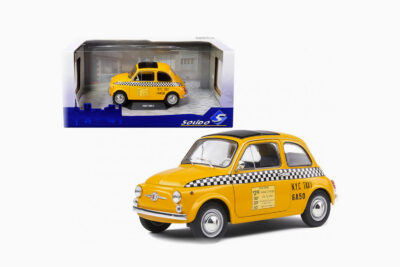 Fiat 500 L "NYC Taxi" New York City 1965, Yellow 1:18 by Solido