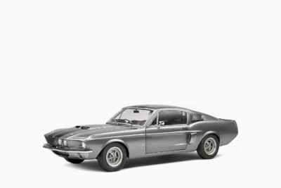 Shelby GT500 1967, Gray Metallic with Black Stripes 1:18 by Solido