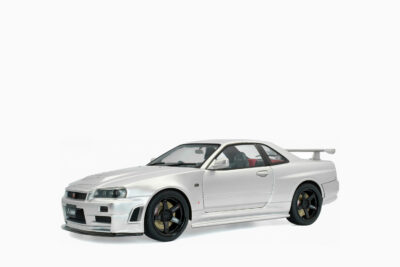 Nissan Skyline GT-R (R34) Z-Tune RHD (Right Hand Drive) 1999, Silver Metallic 1:18 by Solido