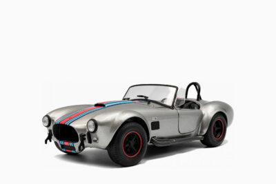 Shelby Cobra 427 MKII "Solido Works M Racing Tribute" 1965, Gray Metallic with Stripes 1:18 by Solido