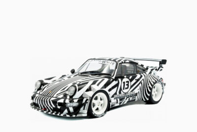 RWB Bodykit #13 "The Zebra" 2022, Black and White Striped 1:18 by Solido