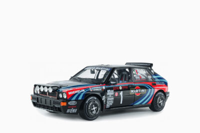 Lancia Delta HF Integrale #1 A. Sacco - A. Ollero "Miki Biasion Martini Racing Rallye Monte Carlo 1990 Tribute" FIA Historic Rally (2026) "Competition" Series 1:18 by Solido