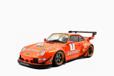 RWB Bodykit #7 "Jagermeister" 2020, Orange with Graphics 1:18 by Solido