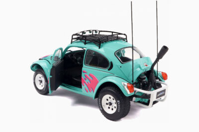Volkswagen Beetle Baja 1976, Miami Green with Pink Graphics 1:18 by Solido