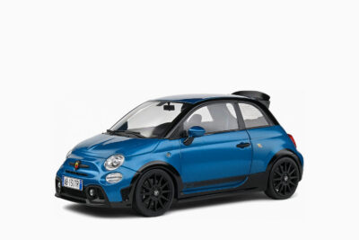 Fiat 695 Abarth "Tributo 131 Rally" 2022, Podium Blue Metallic with Black Side Stripes 1:18 by Solido
