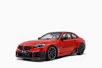 BMW M2 Performance Parts 2024, Toronto Red Metallic with Carbon Top 1:18 by Solido