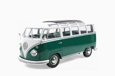 Volkswagen T1 Samba Bus 1962, Green and White 1:18 by Solido