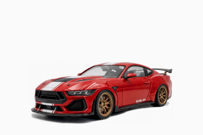 Ford Shelby Mustang Super Snake Race 2024, Red with White Stripes 1:18 by Solido