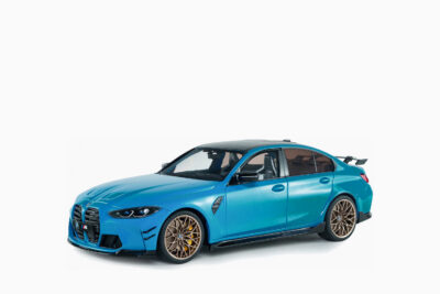 BMW M3 Competition Daytona Beach 2024, Blue with Carbon Top 1:18 by Solido