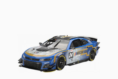 Chevrolet Camaro ZL1 #24 Jenson Button - Jimmie Johnson - Mike Rockenfeller (Post-Race Weathered Version) "Hendrick Motorsports - NASCAR Next Gen Garage 56" Innovative "24 Hours of Le Mans" (2023) 1:18 by Top Speed